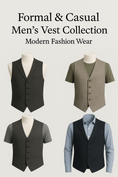 Men’s Vest Collection – Classic, Slim Fit & Formal Styles
