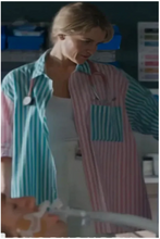 Bree Cameron Home and Away Two Tone Striped Shirt