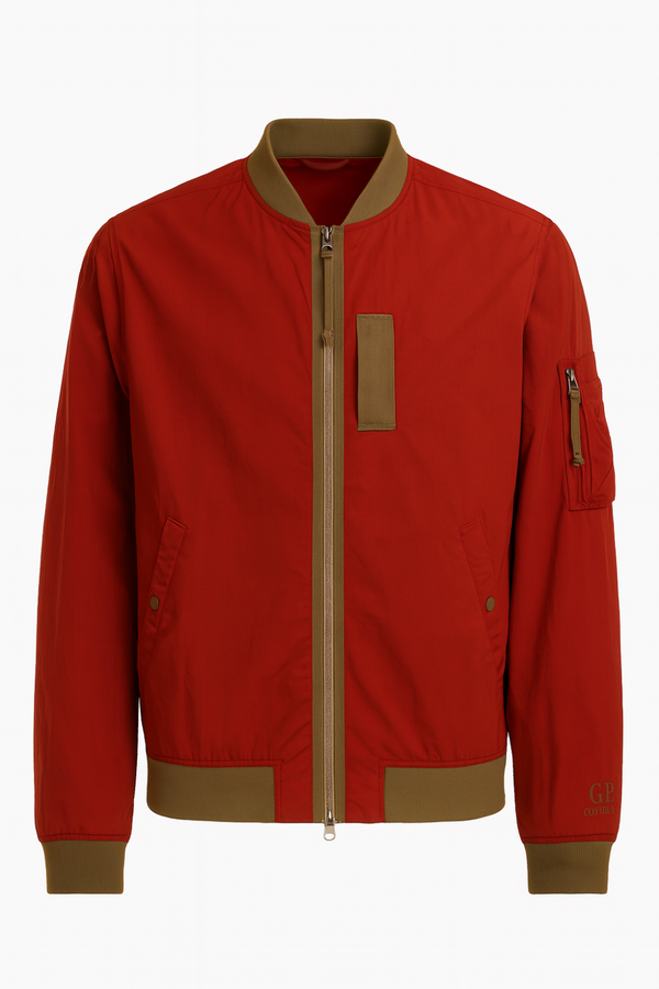CP Company Contrast Flatt Nylon Bomber Jacket Front