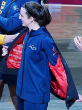 Caitlin Clark 2025 Indiana Fever Bomber Jacket back side