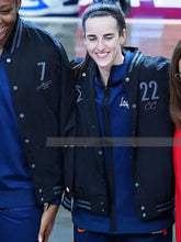 Caitlin Clark Fever All Stars Jacket sleeve patch detail