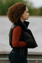 Dope Thief Liz Caribel Sierra Black Vest front view for women