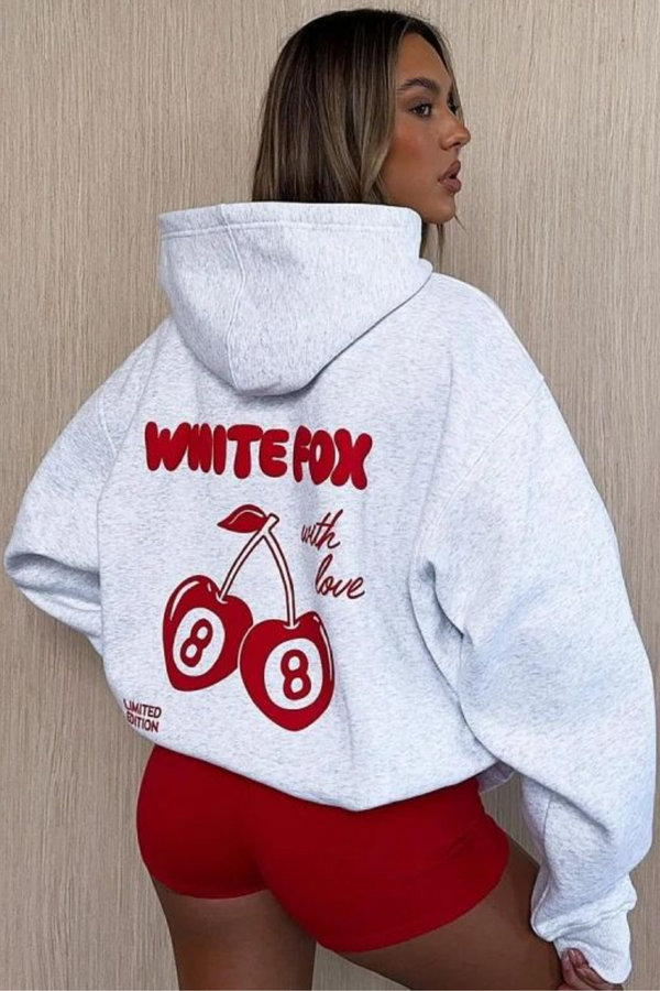 Fox Cherry Oversized Hoodie