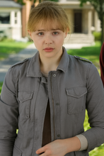 Kick Ass 2 Chloe Grace Moretz grey jacket women