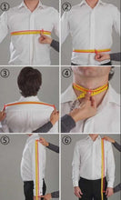Side pose of slim fit men’s red double breasted wedding groom suit