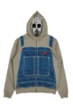 Slim Shady inspired grey zipper hoodie front look casual streetwear