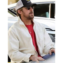 Side view of Ryan Gosling inspired Val Station jacket