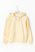 Stylish beige cotton blend hoodie for women perfect for everyday wear