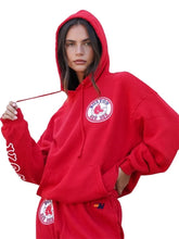 Boston Red Sox Aviator Nation Hoodie logo close up