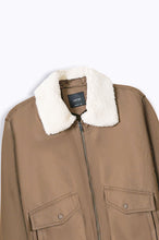 Brown Maverick Jacket with front zipper closure