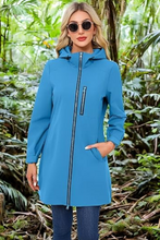 Stylish hooded raincoat coat for ladies summer wear
