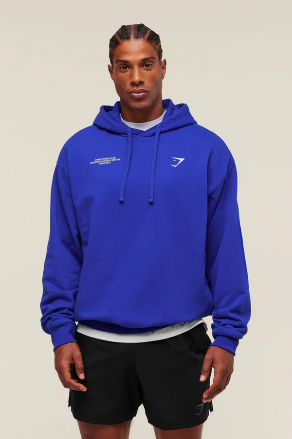 Conditioning Club Hoodie blue front view