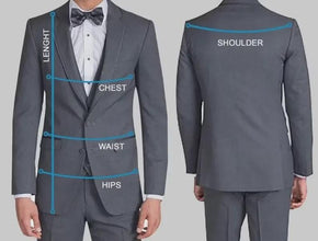 Elegant full body look of men’s red double breasted 2 piece suit