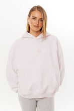 Ella Oversized Fleece Hoodie back view butterfly print