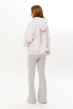 Ella Oversized Fleece Hoodie side view relaxed fit
