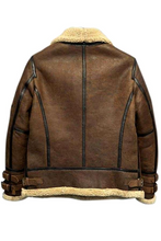 Men’s Flight Aviator B3 Shearling Leather Jacket
