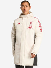 Liverpool FC Adidas cream match day jacket back design