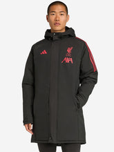 LFC Adidas jacket sleeve with logo and stripes