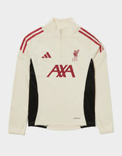 Liverpool FC Adidas AXA Training Top Cream Black side