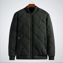 Men’s bomber jacket thick padded with zipper pocket detail