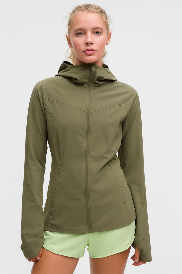 Mist Over Windbreaker Women's Jacket Front View in Bloomington MN