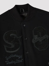 ovo scarborough shooting stars varsity jacket chest logo detail