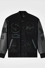 ovo scarborough shooting stars championship varsity jacket front view