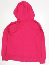 GAP womens pink hoodie back side image
