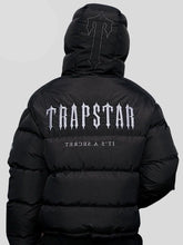 trapstar puffer jacket hood detail insulated winter coat
