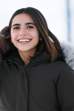 Stylish Warm Black Parka Coat for Cold Weather